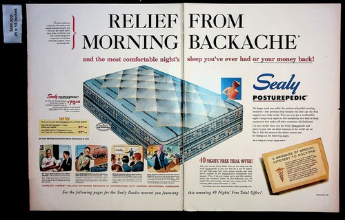 1956 sealy posturepedic - 1956,