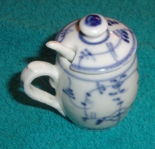 Vintage blue white - blue, &