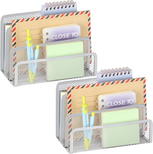 Pieces desk mail organizer - 2,