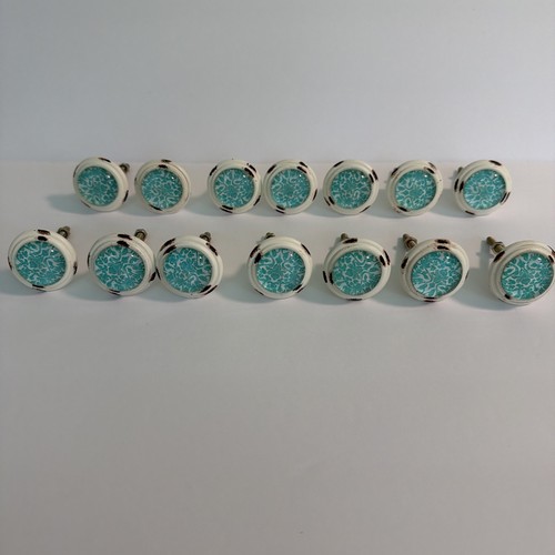 Teal turquoise white - ,