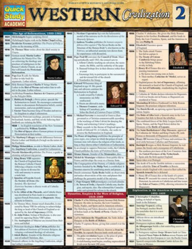 Western civilization quick - western, 2