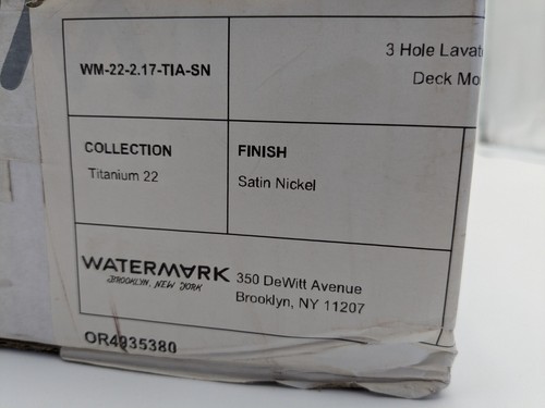 Watermark tia titanium - watermark, 22-2.17-tia