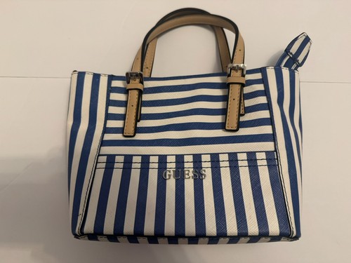 Guess blue white striped - guess,