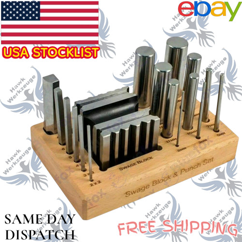 Steel swage block forming - steel, &