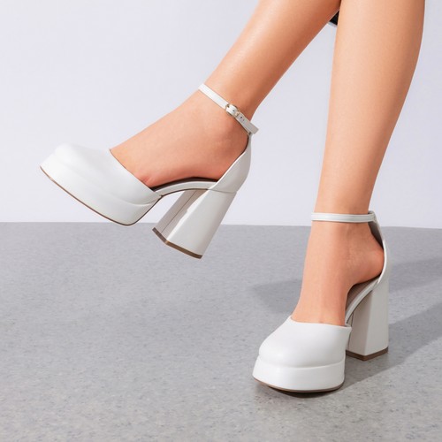 Women ankle strap chunky - women,