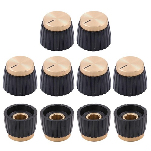 10pc vintage knob black - knob, guitar