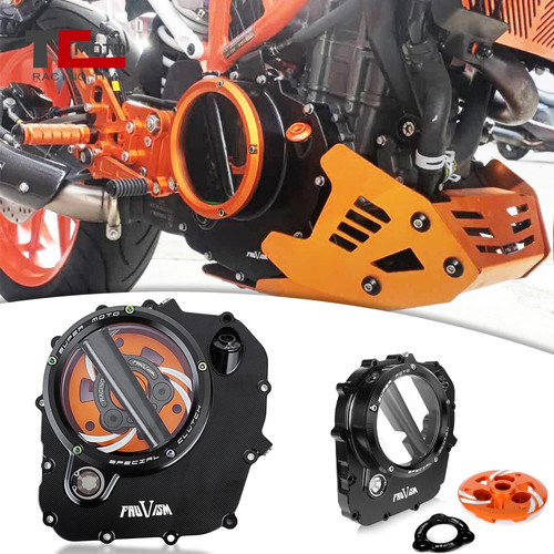 Clear clutch cover - clear, ktm