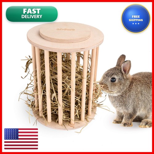 Andwe rabbit hay feeder wooden - andwe,