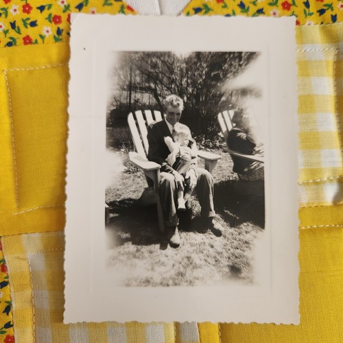 Vtg snapshot photo 1940s - snapshot,