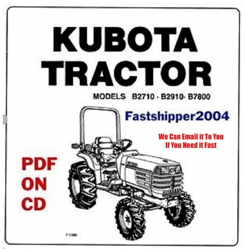 Kubota tractor b2710 - kubota,