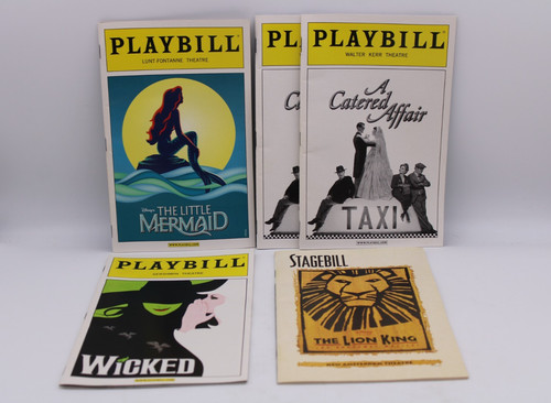 Playbills lot wicked - wicked,, little