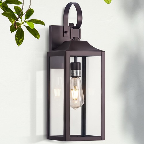 Large orb outdoor wall lantern - large,