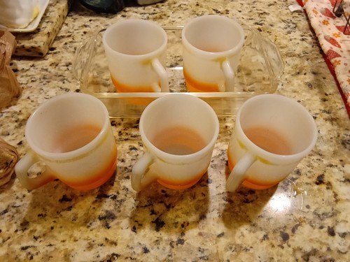 Vintage fireking mugs - 5, cups