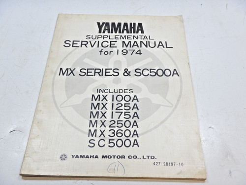 1974 yamaha 100 - mx, 175
