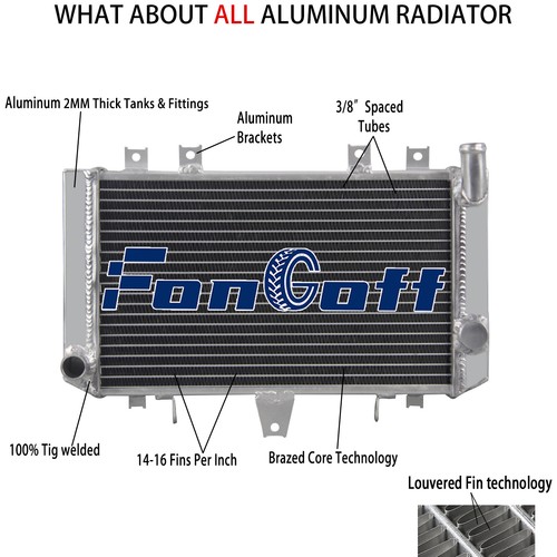 Aluminum radiator fit 1996 - aluminum,