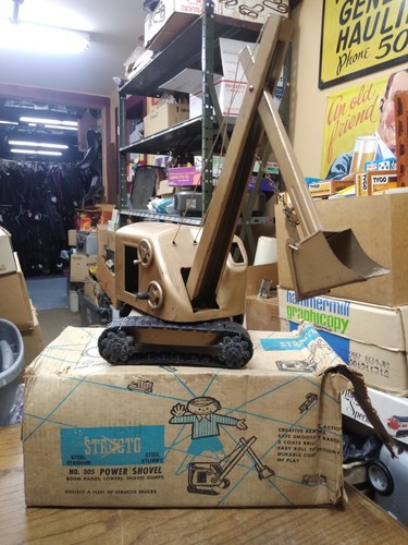 Vtg structo power steam shovel - vtg,