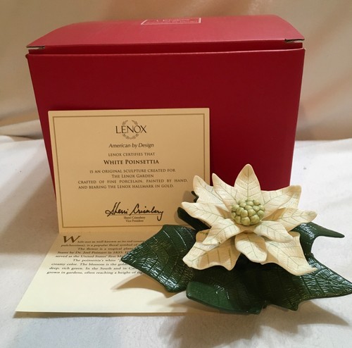 Lenox white poinsettia - lenox,