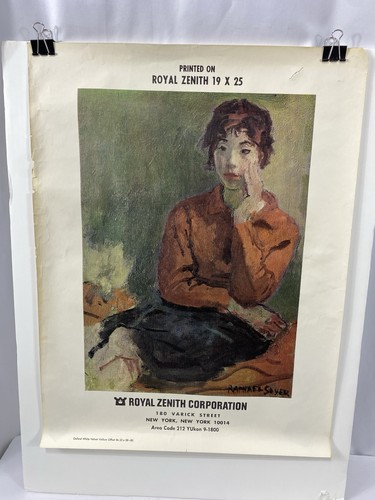 Raphael soyer woman red - soyer,