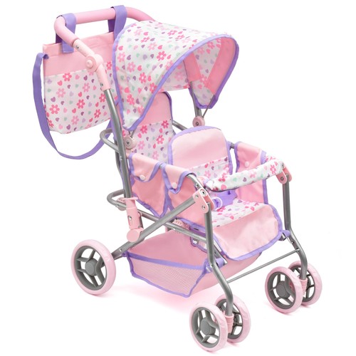 Baby doll double stroller - doll,