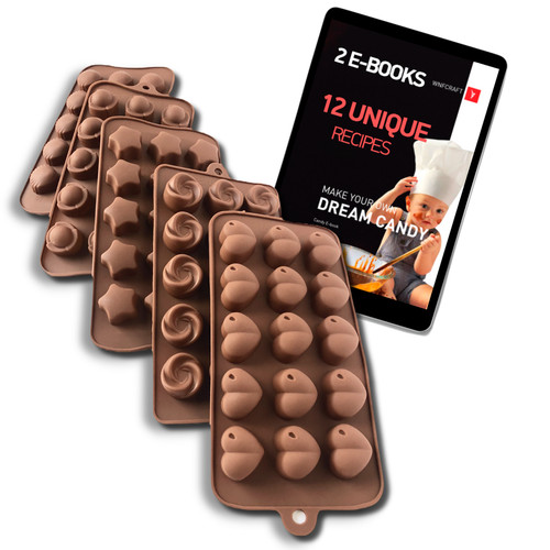 Silicone chocolate candy molds - silicone,