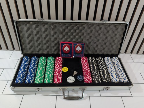 500 poker chip set - set, with