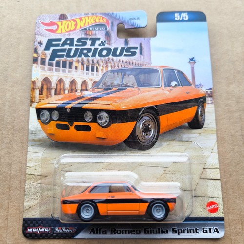 Hot wheels premium fast and - hw,