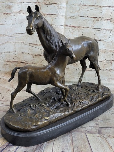 Arabian mother horse - and, colt