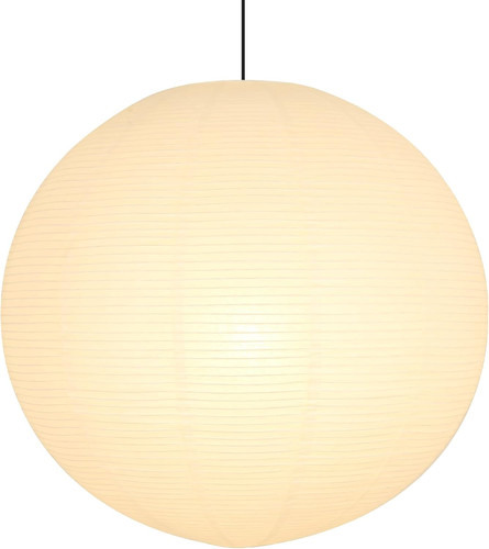 White round paper lantern - white,