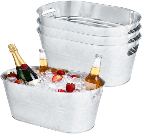 Pack gallon galvanized ice - pack,