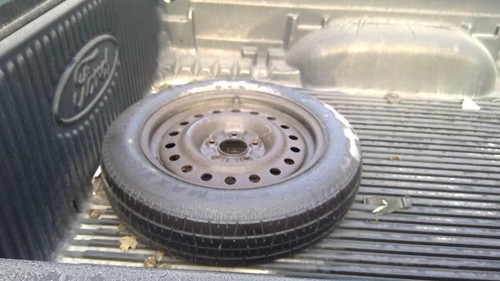 Used spare tire wheel fits - used,
