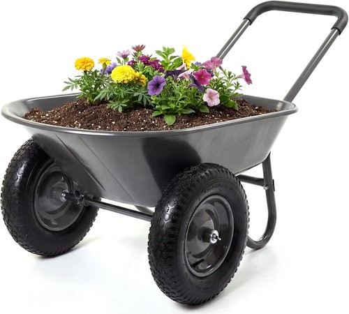 Wheelbarrow garden cart heavy - garden,