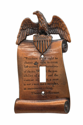Vintage eagle light switch - eagle,