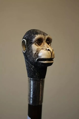 Handmade wooden walking stick