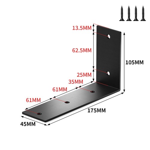 Corner braces brackets right - corner,