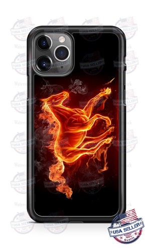 Horse fire flames personalized - horse,