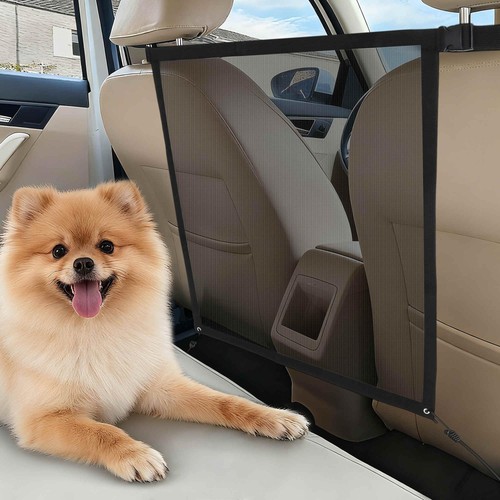 Dog car net barrier pet - barrier, travel