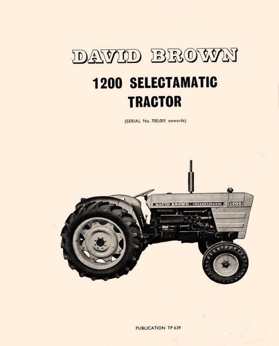 1200 david brown case tractor - 1200,