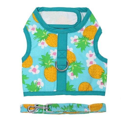 Pineapple luau dog harness - dog,