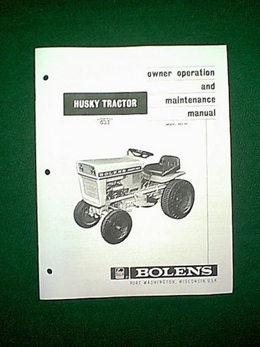 Bolens husky 853 - husky, model