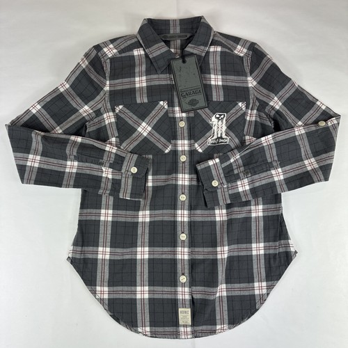 Harley davidson garage plaid - davidson,
