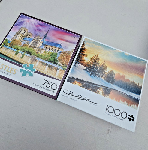 Lot buffalo puzzles - lot,