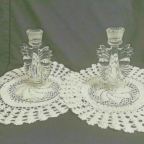 Vintage pair beautiful glass - vintage,