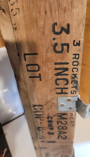 Vintage 1955 military wooden - 1955,