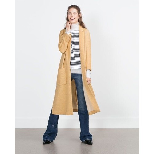 Zara trafaluc longline coat - zara,