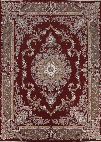 Red floral turkish - floral, rug