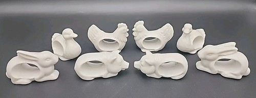 White porcelain animal - white,