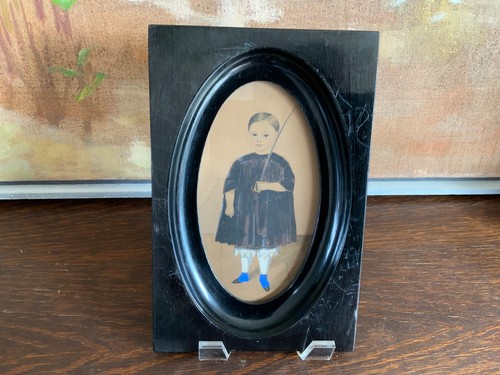 Antique french hand painted - french,