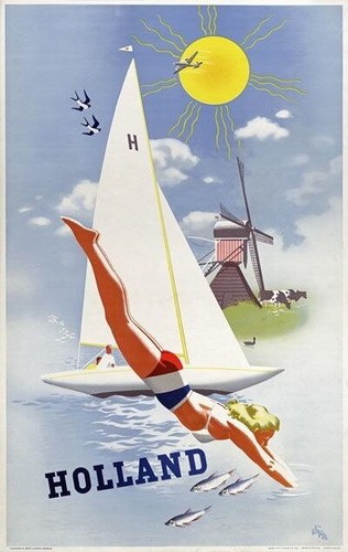 83983 vintage 1940 holland - vintage,