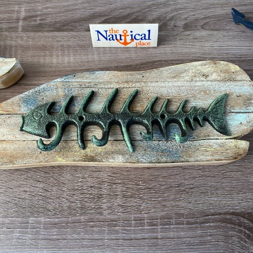 Cast iron fish bones wall - cast,