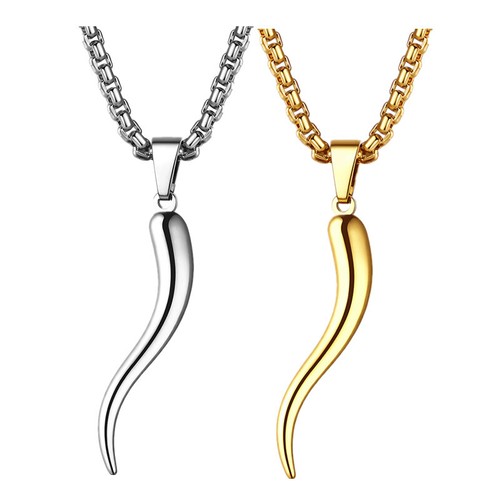 Lucky italian horn necklace - italian,